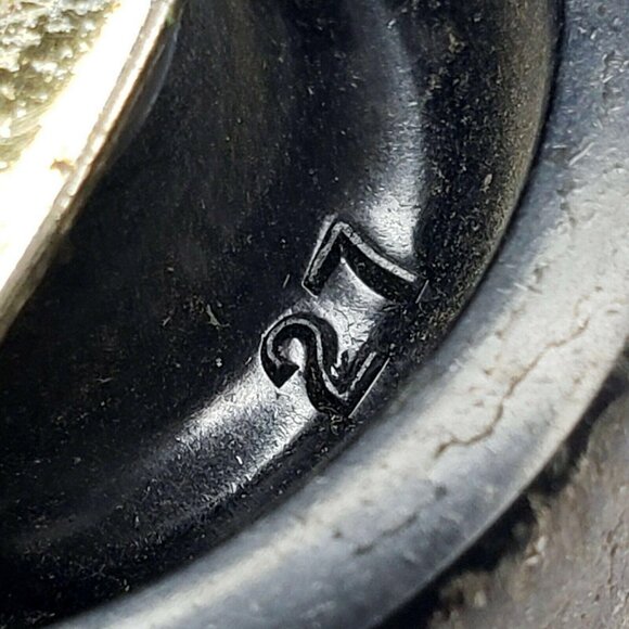 Set of 4 Mid Century Modern Metal Caster Wheels Brass Tone Furniture MCM 1960s - Picture 7 of 7